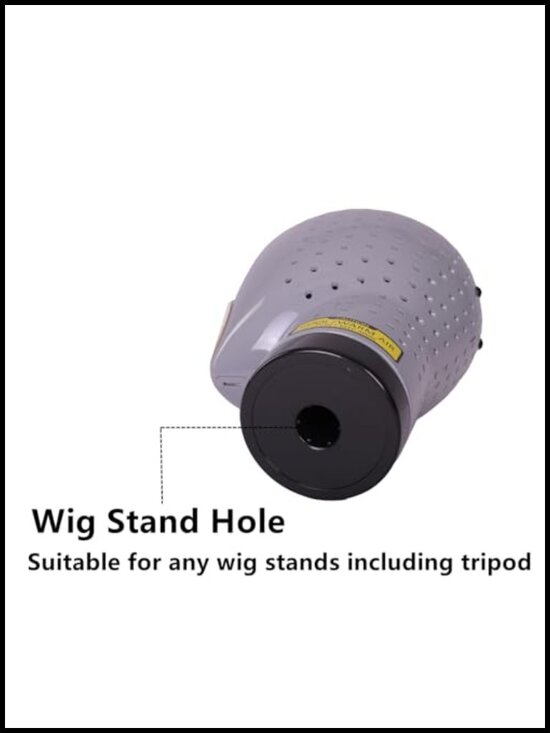 Hair Dryer Wig Stand Holder Mannequin Head, Drying Wig From Inside to Outside, main image 4